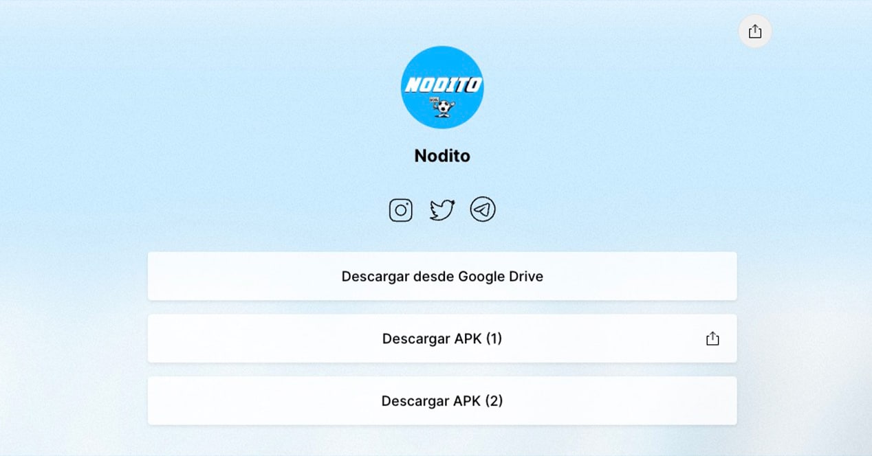 Nodito app