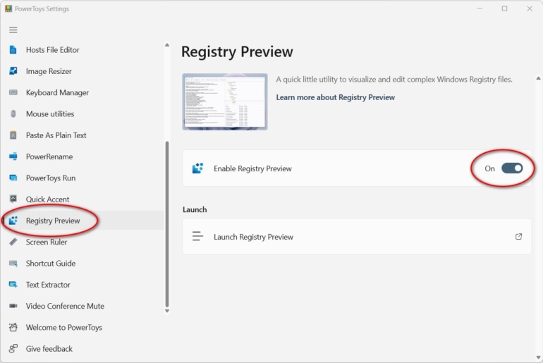 Registry Preview, a new Windows registry editor in PowerToys