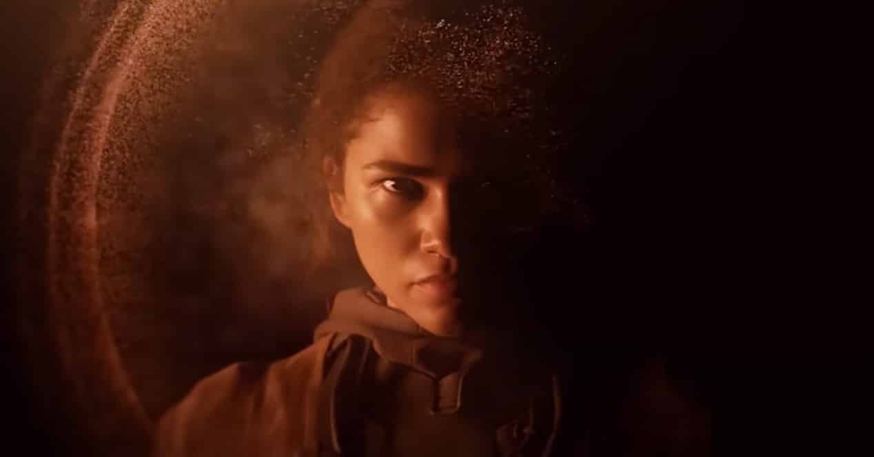Zendaya in a Dune: Part 2 teaser image