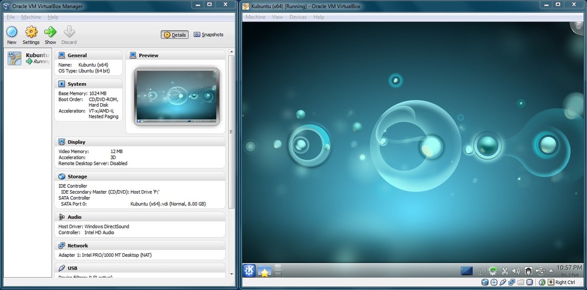 VirtualBox can be used to test Chrome OS