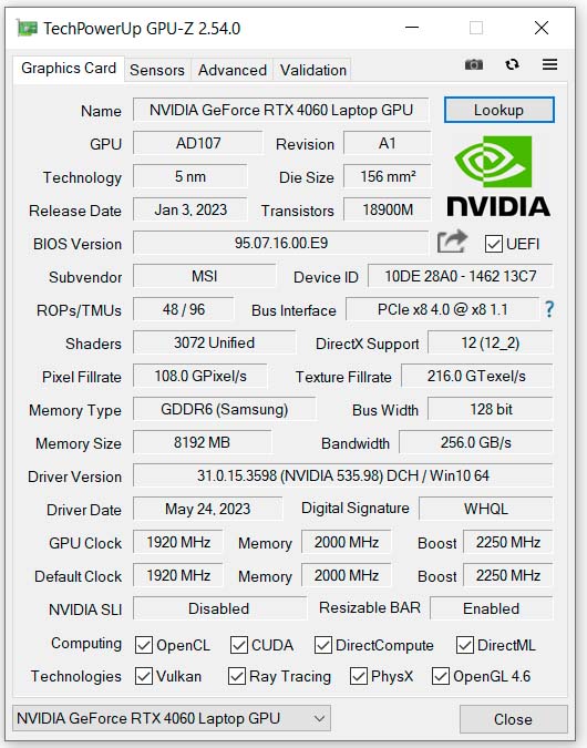 What do you know about your graphics card?  GPU-Z tells you everything