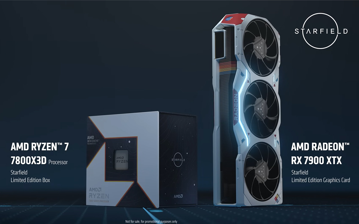 RX 7900 XTX and Ryzen 7 7800X3D limited edition Starfield