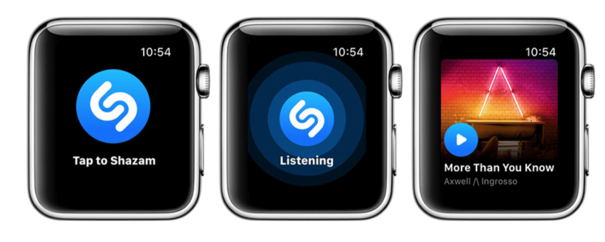 Shazam app para Apple Watch