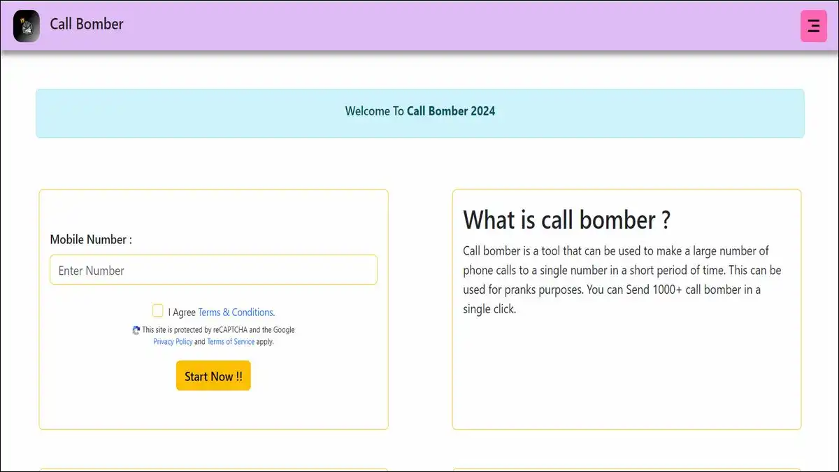 TheCallBomber.in (call bomber in)