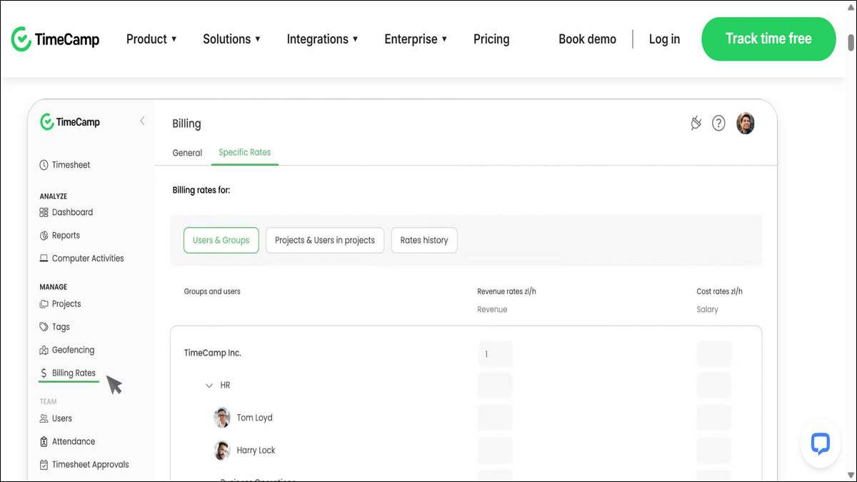 TimeCamp: Automated Time Tracking